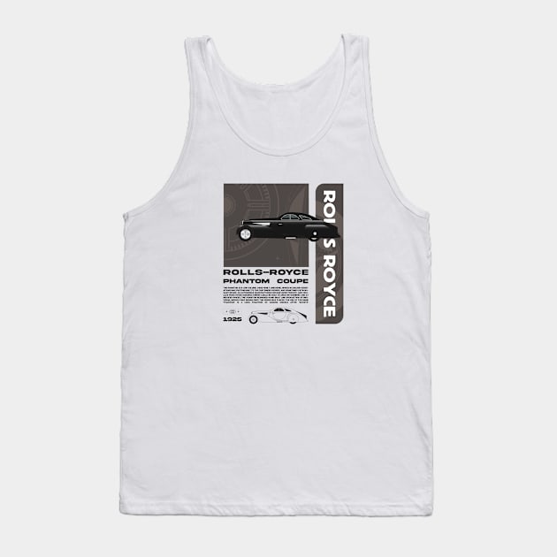 1925 Rolls Royce Phantom Tank Top by kindacoolbutnotreally